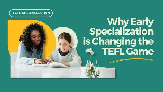 A TEFL teacher using the ESA framework to teach English to young learners in a modern classroom