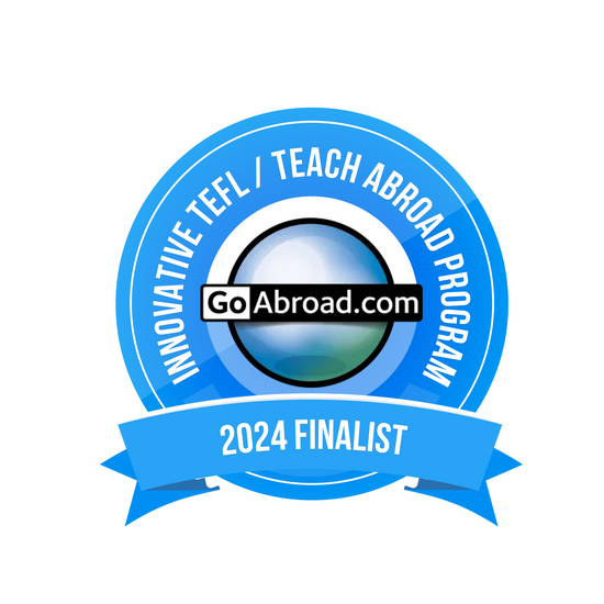 go abroad innovative tefl teach abroad program badge for teach away and OISE